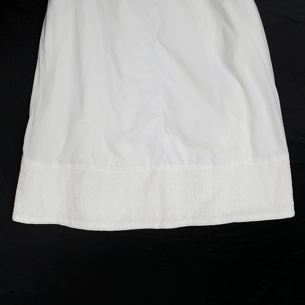 White House Black Market White Halter Midi Dress - Picture 4 of 11